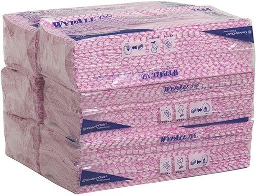 Wypall X50 7444 Rood Poetsdoeken 