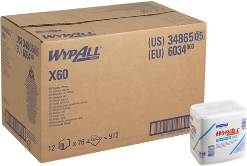 Wypall X60 6034 1/4 gevouwen doeken 