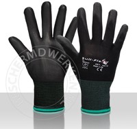 Werkhandschoenen Bull Flex PU zwart