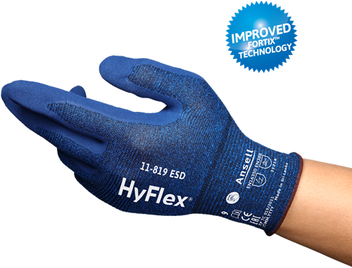Ansell HyFlex 11-819 ESD handschoen