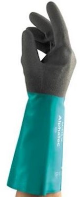 Ansell AlphaTec 58-535W handschoen - antraciet/groen - 11