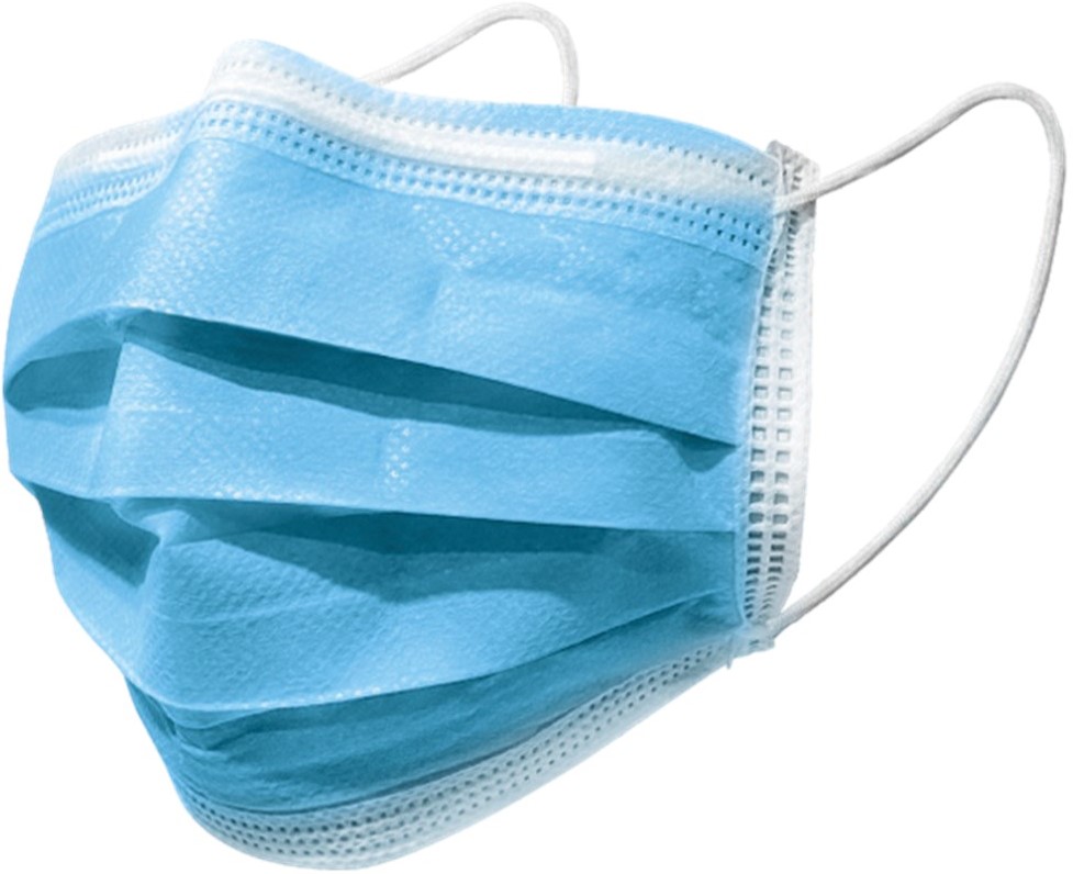 PSP　マスク2 PSP Surgical mask 3-ply EN14683 Type IIR bl. | Basiq PBM