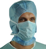 Medicom Mondmaskers Tie-On Blauw