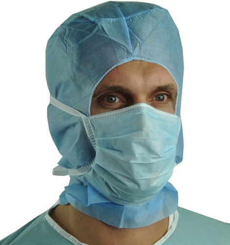 Medicom Mondmaskers Tie-On Blauw