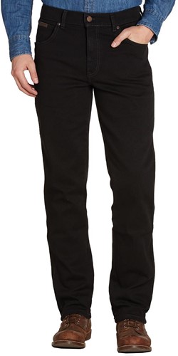 Wrangler Texas Stretch zwart spijkerbroek