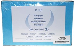 PURE Traypapier 18x28cm blauw