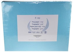 PURE Traypapier 28x36cm blauw
