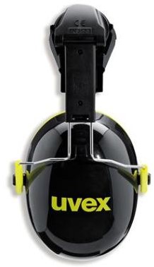 uvex K2 2600-202 gehoorkap met helmbevestiging
