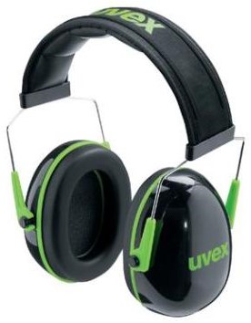 uvex K1 2600-001 gehoorkap met hoofdband