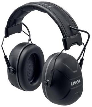uvex aXess one bluetooth gehoorkap met hoofdband
