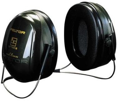 3M Peltor Optime II H520B gehoorkap met nekbeugel