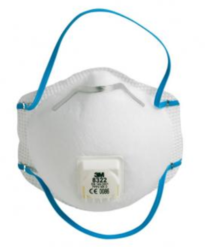 3M 8322 stofmasker FFP2 NR D met uitademventiel-2