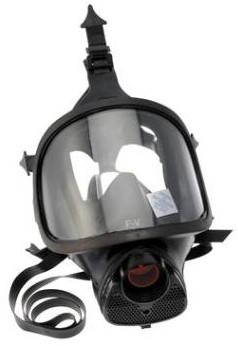 Spasciani TR 82 volgelaatsmasker met veiligheidsglas