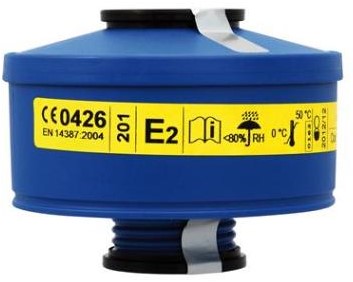 Spasciani 201 gas- en dampfilter E2