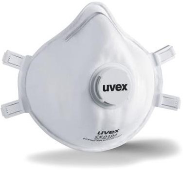 uvex silv-Air 2312 stofmasker FFP3 NR D met uitademventiel