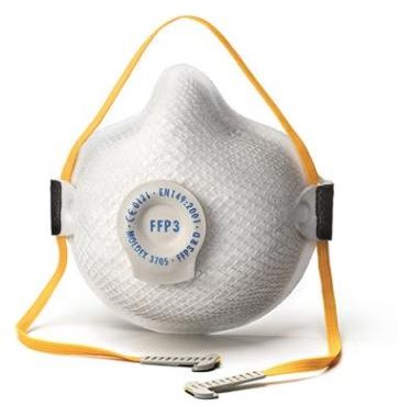 Moldex 370515 stofmasker FFP3 R D met uitademventiel
