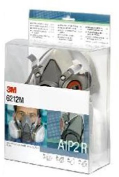3M 6212M starterskit voor halfgelaatsmaskers met A1-P2 R filtercombinatie