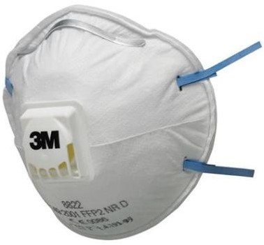 3M 8822 stofmasker FFP2 NR D met uitademventiel