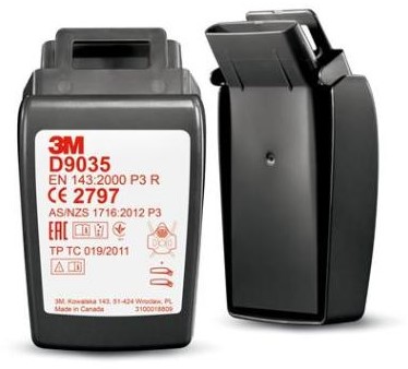 3M Secure Click  D9035 stoffilter P3 R met harde behuizing