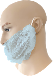 PSP 55-505 Disposable Baardmasker PP blauw