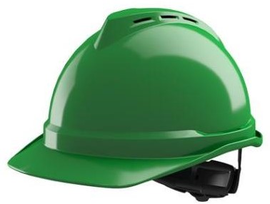 MSA V-Gard 500 geventileerde veiligheidshelm met Fas-Trac III binnenwerk