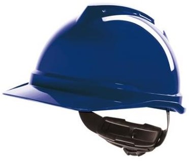 MSA V-Gard 500 ongeventileerde veiligheidshelm met Fas-Trac III binnenwerk
