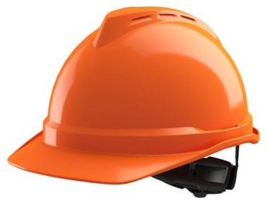 MSA V-Gard 500 ongeventileerde veiligheidshelm met Fas-Trac III binnenwerk