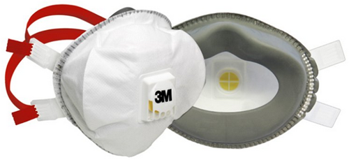 3M 8835+ stofmasker FFP3 R D met uitademventiel-2