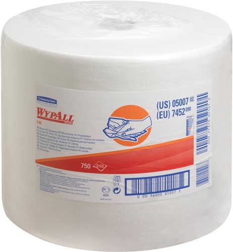 Wypall 7452 L40 Poetsdoek Grote rol 