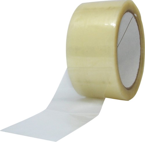 Deltec Verpakkingstape PVC transparant 50mmx66m