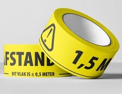 1,5 meter afstand tape