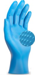 Qtop Q80 Diamond Blauw Nitril handschoen