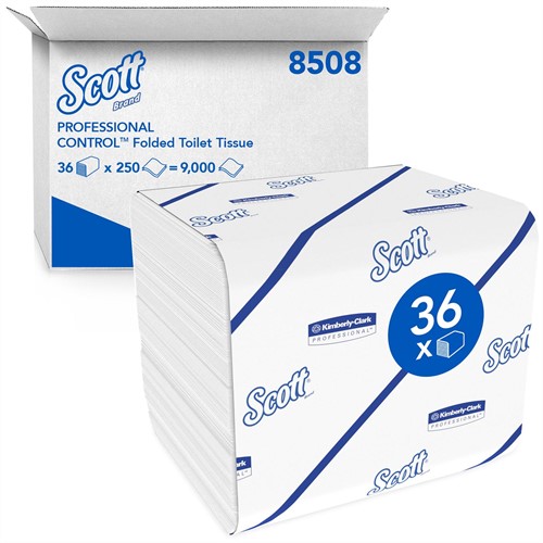 Scott 8508 Control toilettissue gevouwen