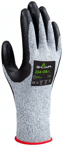 Showa 234 werkhandschoenen - grijs - xl